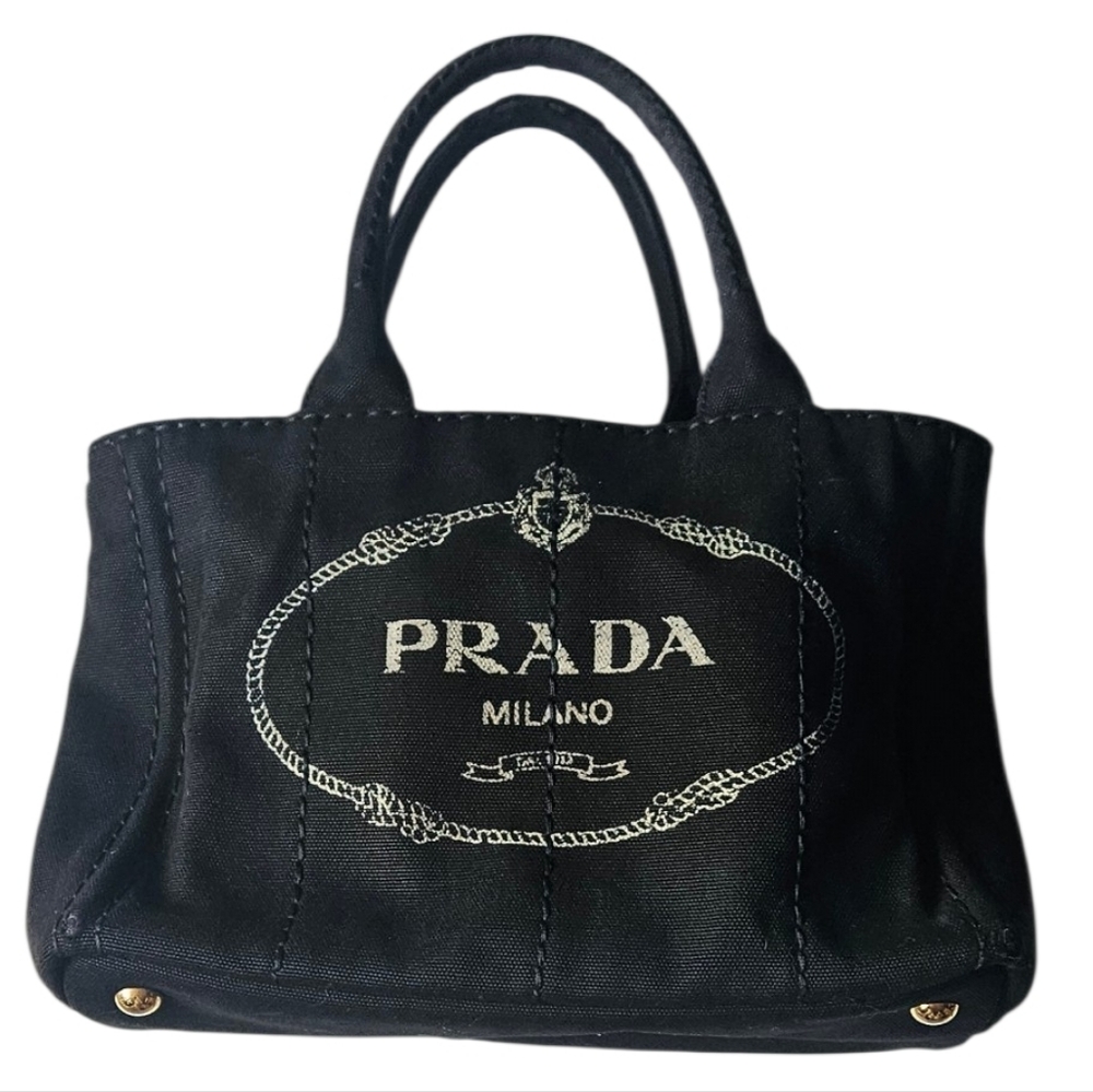 Prada Canapa Canvas Tote